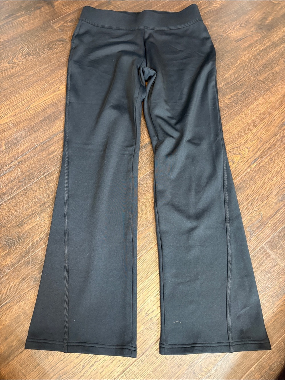 COLUMBIA Women's Med Black boot cut fleece lined comfort Pants